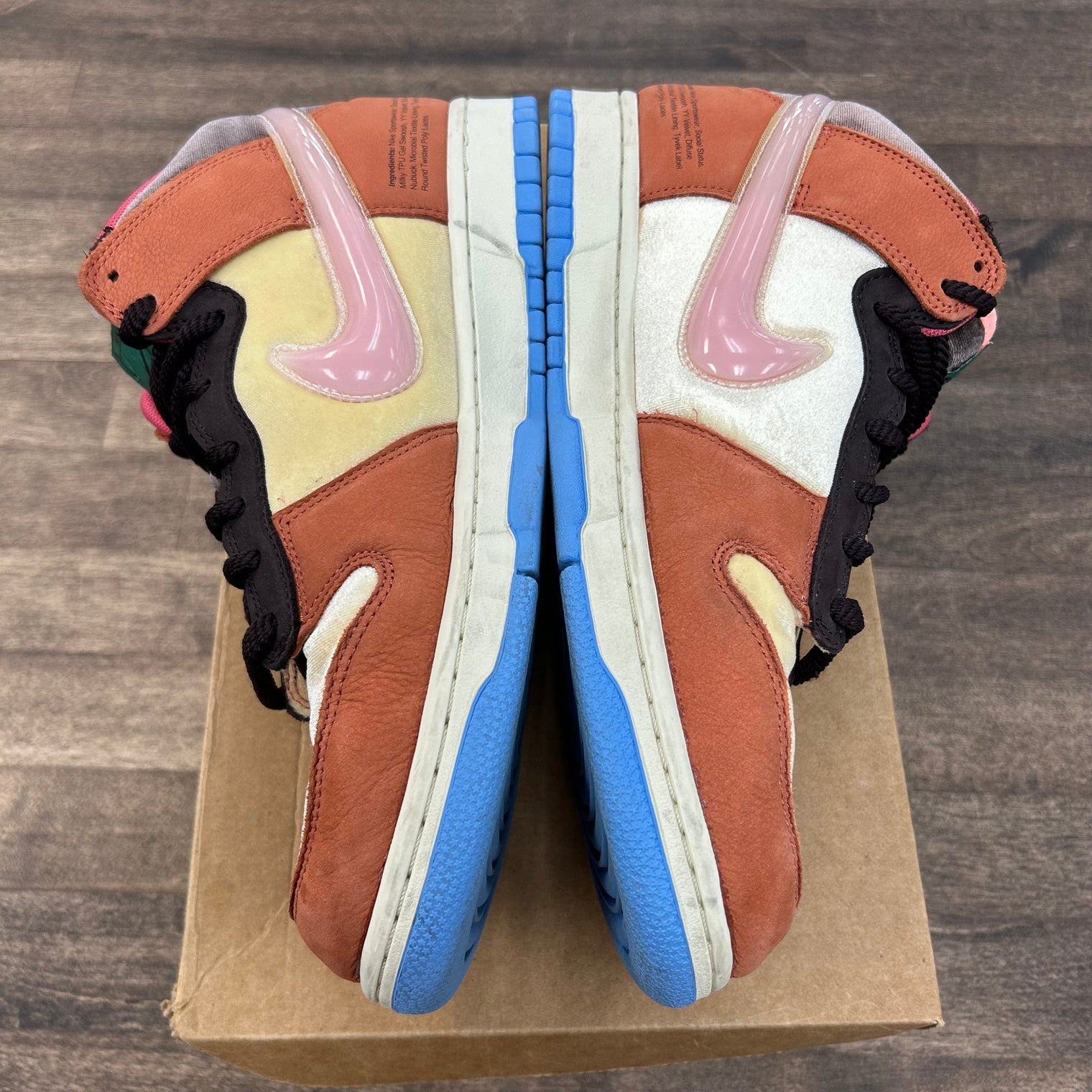 Social Status Chocolate SB Dunk Mid (USED, No Box)