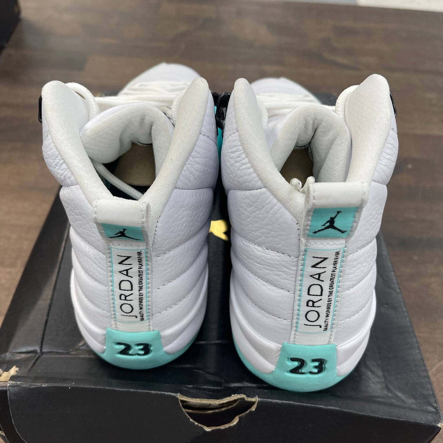 (GS) Light Aqua Jordan 12 (USED)