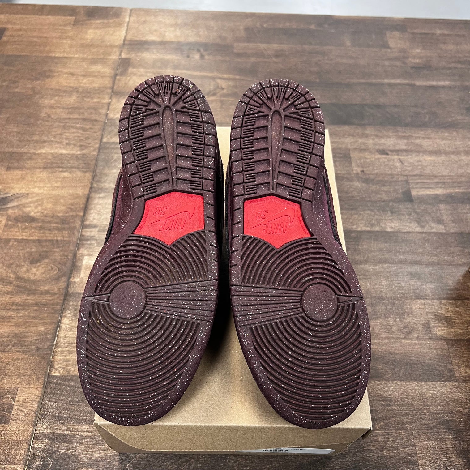 Burgundy Crush SB Dunk Low (USED, No Box)