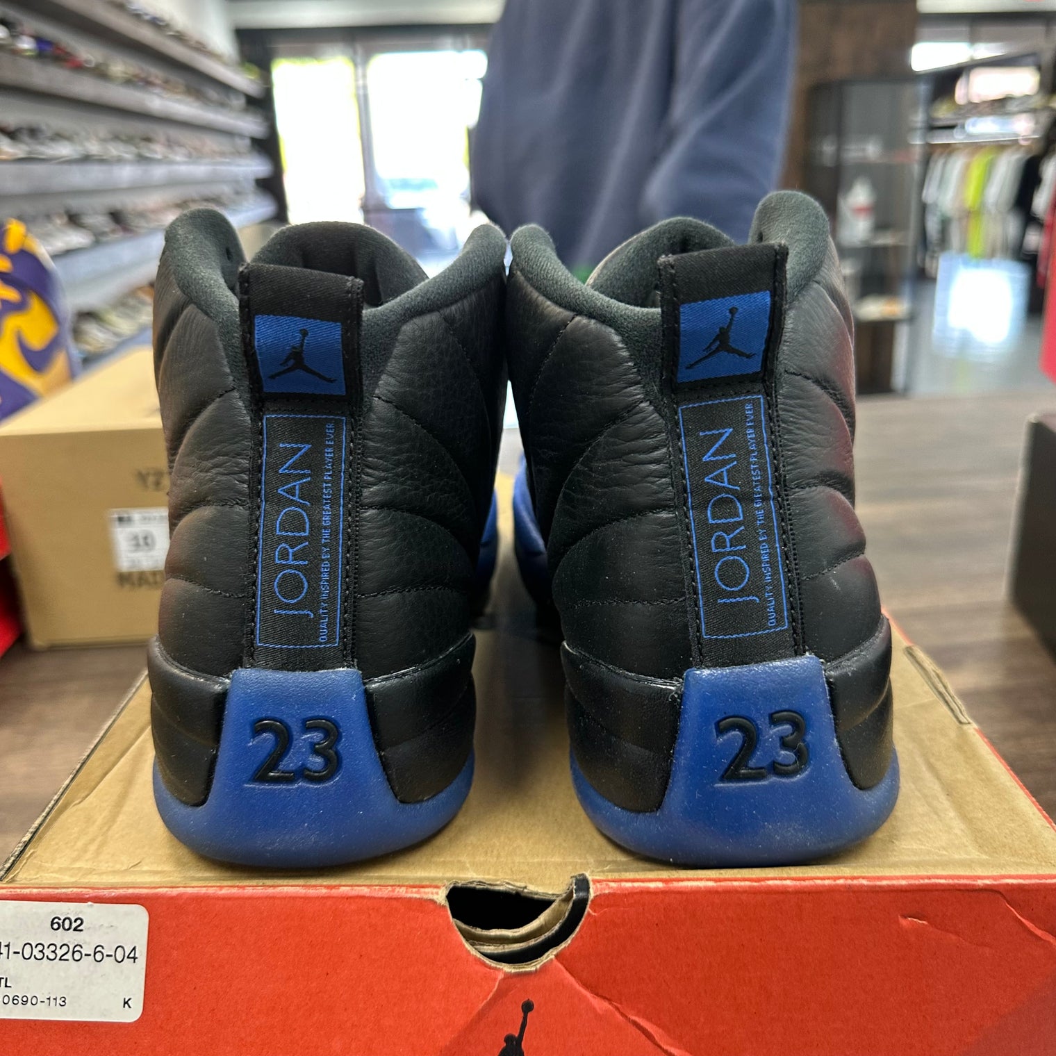 Hyper Royal Jordan 12 High (USED, No Insoles, No Box)