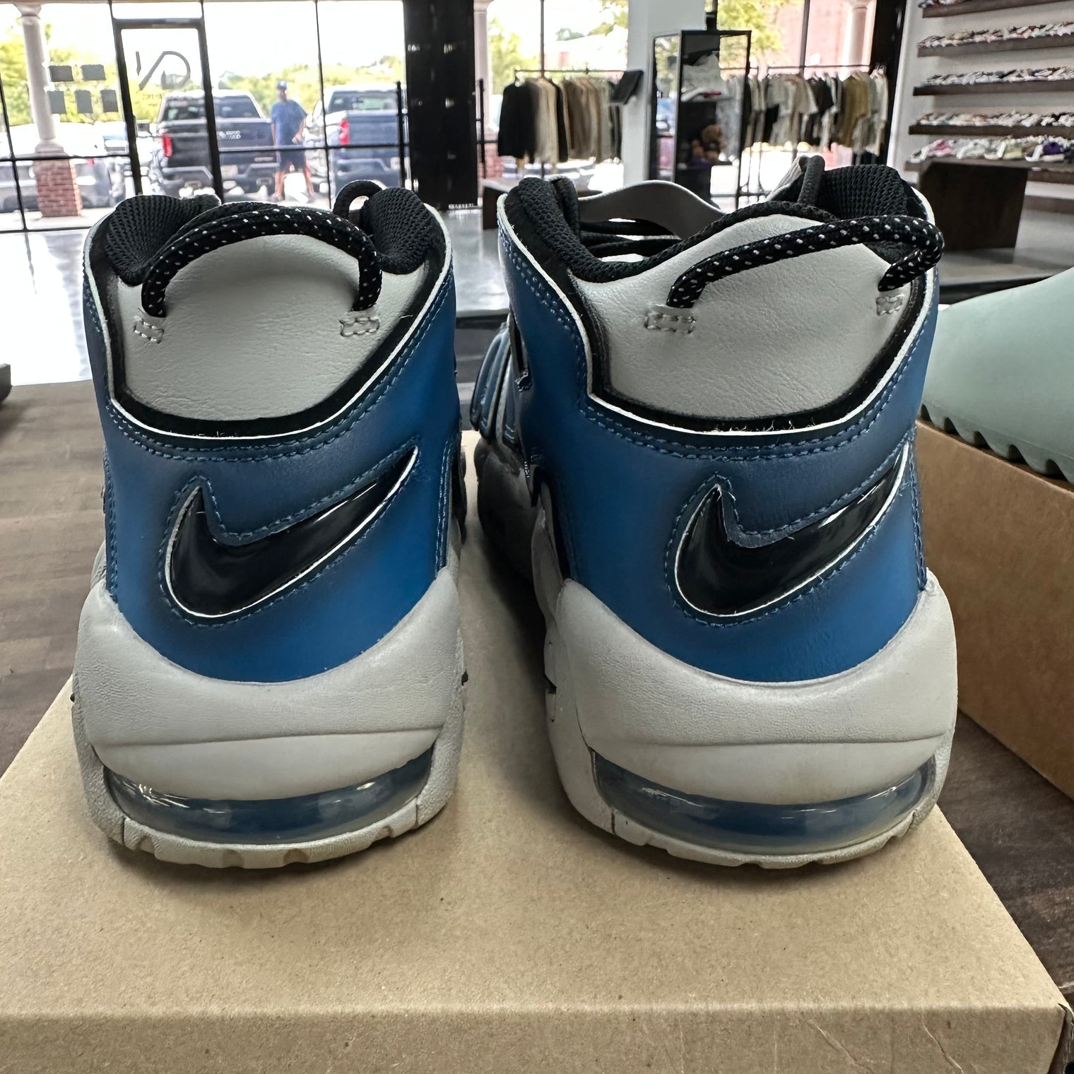 Industrial Blue Nike Air More Uptempo (USED, No Box)
