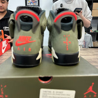 Travis Scott Olive Jordan 6 Retro (USED)