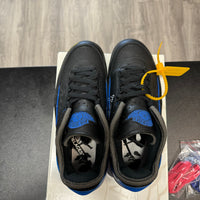 Off-White Jordan 2 Low Black Blue (Lightly Worn)