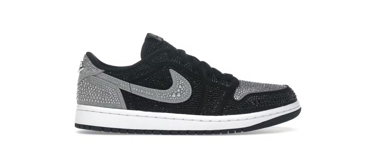 Swarovski Stealth Jordan 1 Low OG (W)