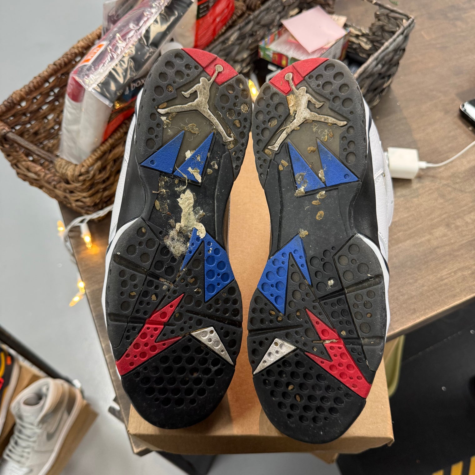 BCFC Paris Saint-Germain PSG Jordan 7 Retro (2021) (USED, No Box)