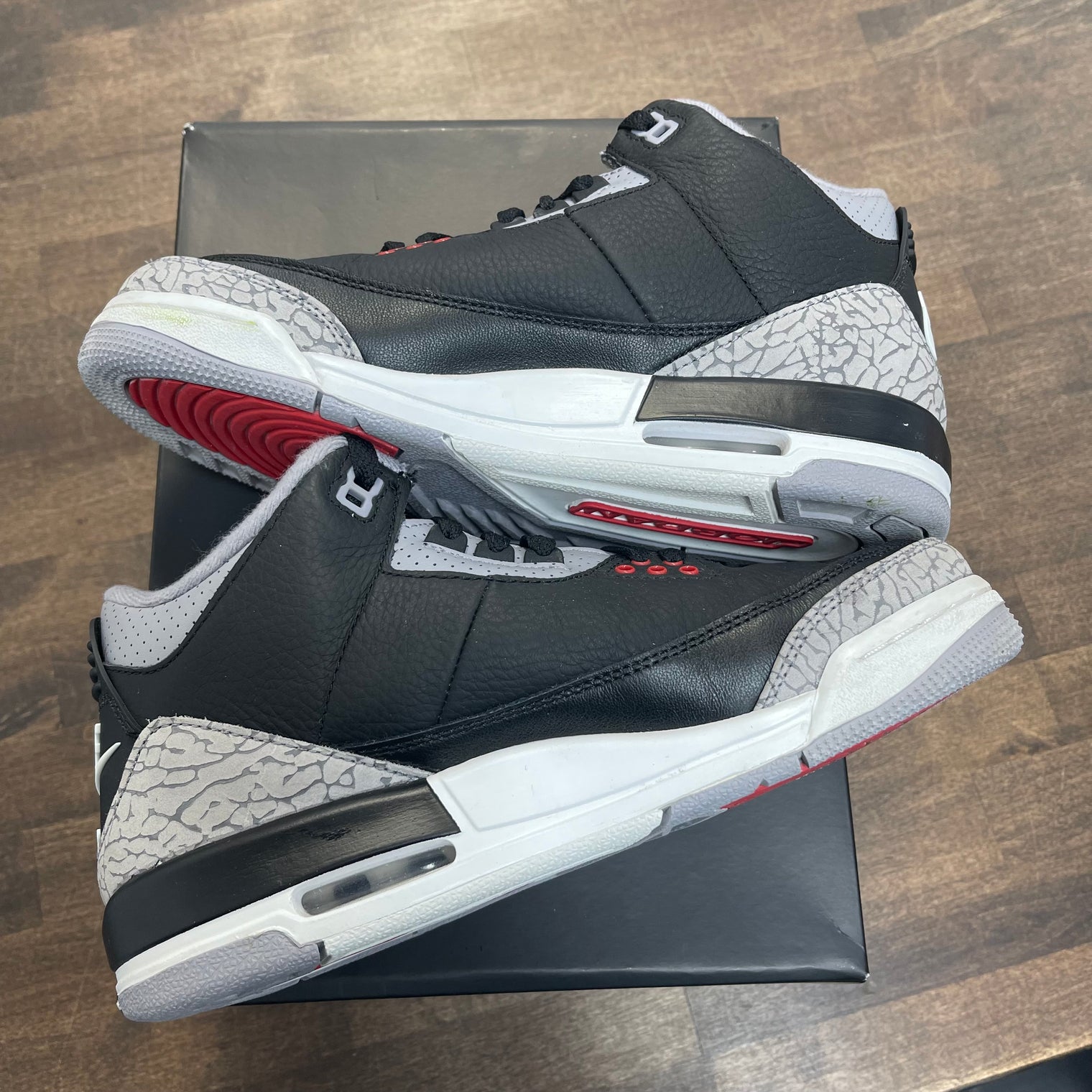 Black Cement Jordan 3 (GS) (USED)