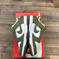 Medium Olive Nike Dunk Low (W) (USED)