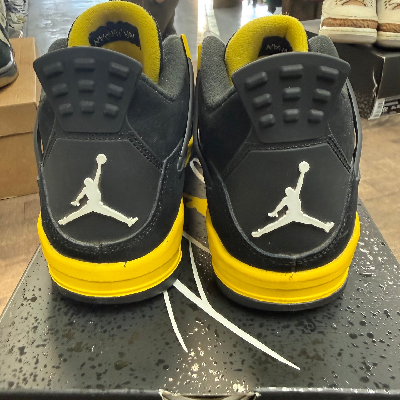 Yellow Thunder Jordan 4 Retro (GS) (USED)