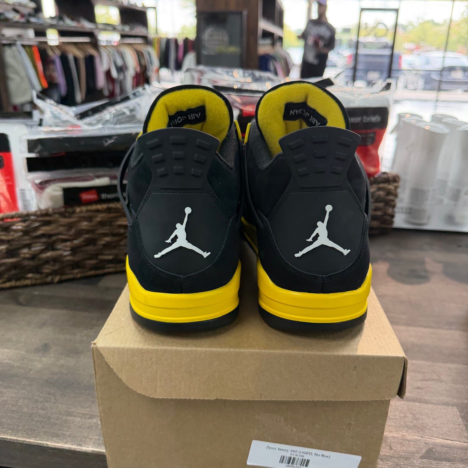 Yellow Thunder Jordan 4 Retro (Used, No Box)