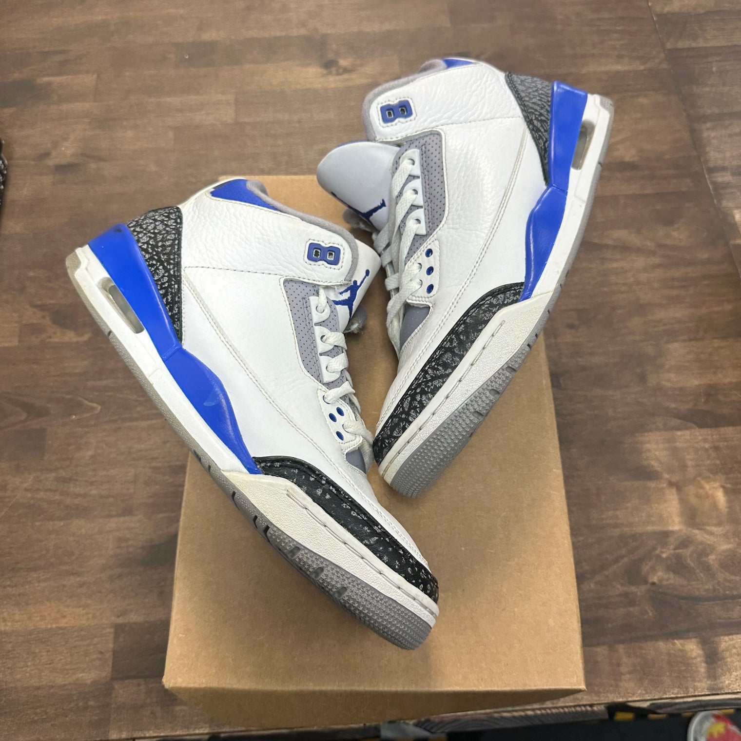 Racer Blue Jordan 3 (USED, No Box)