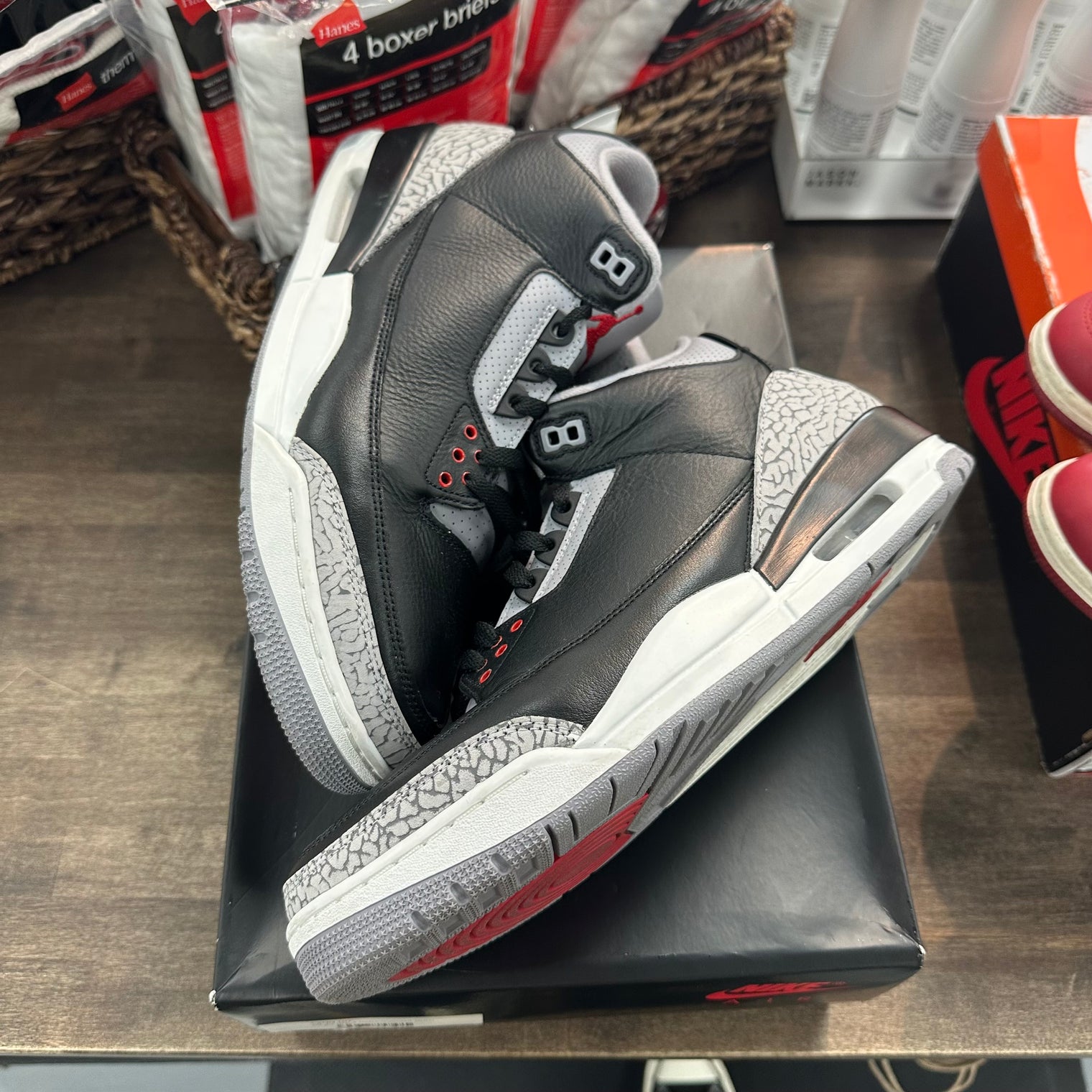 Black Cement Jordan 3 (2024) (USED)