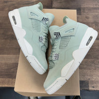 (W) Seafoam Jordan 4 (USED,No Box)
