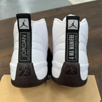 (W) White A Ma Maniere Jordan 12 (USED)