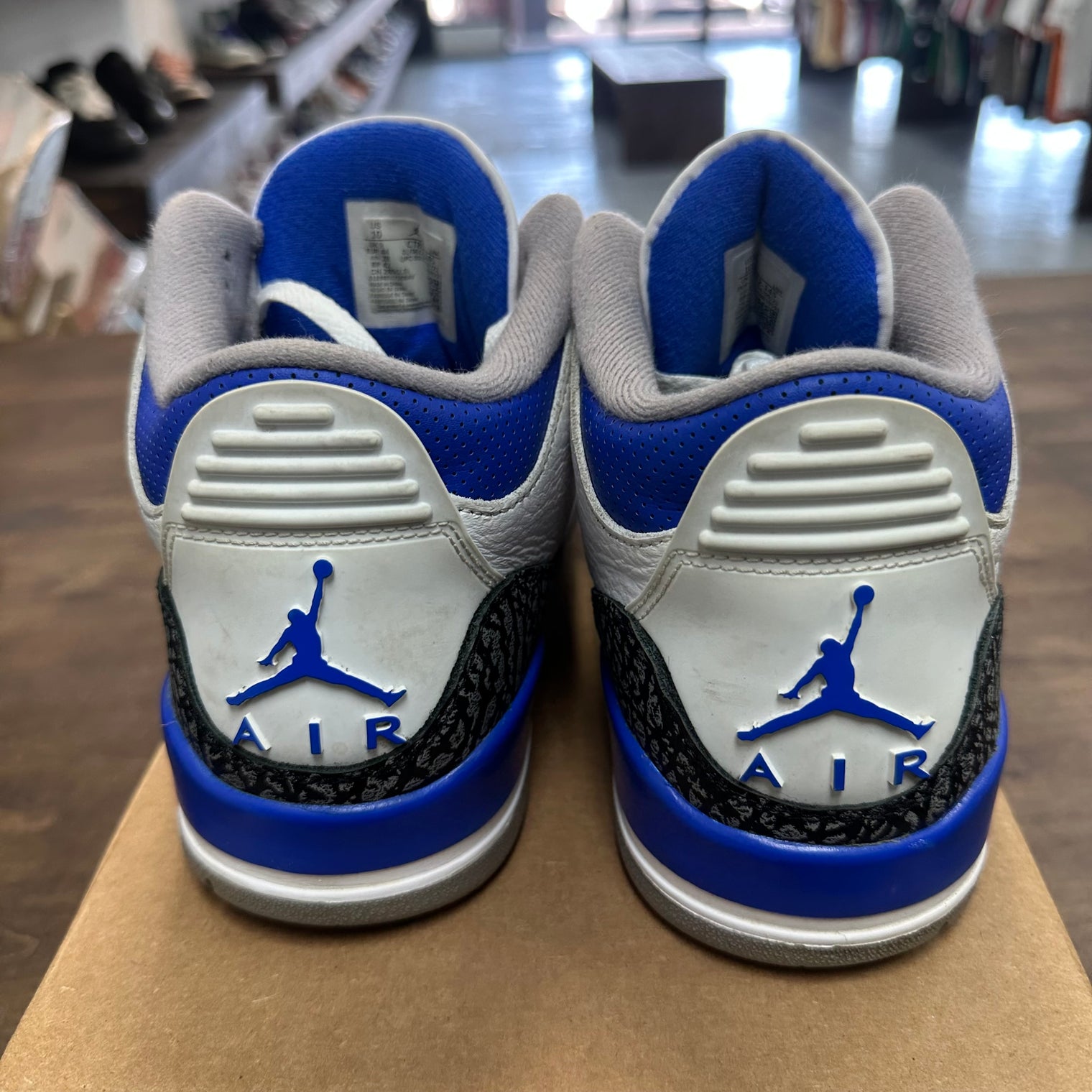 Racer Blue Jordan 3 (USED, No Box)