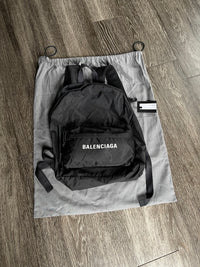 Balenciaga Black Nylon Bookbag