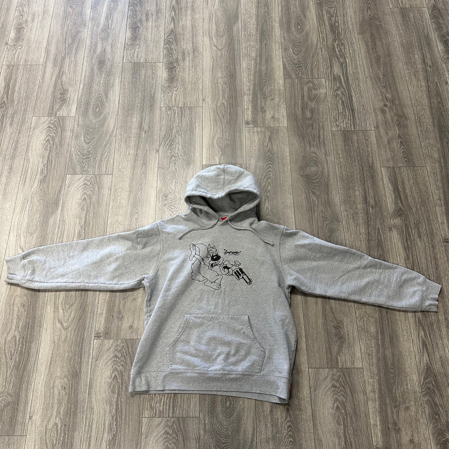 Supreme Lee Hoodie Gray (Used)