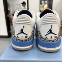 UNC Jordan 3 (USED)