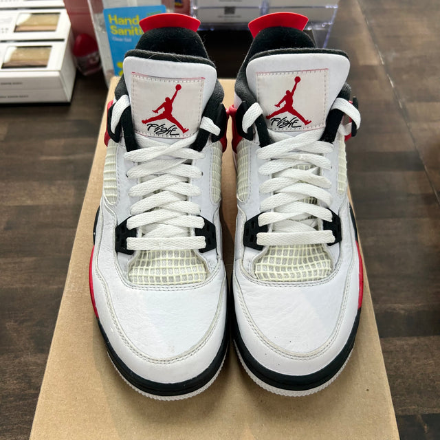 Red Cement Jordan 4 (GS) (USED, No Box)