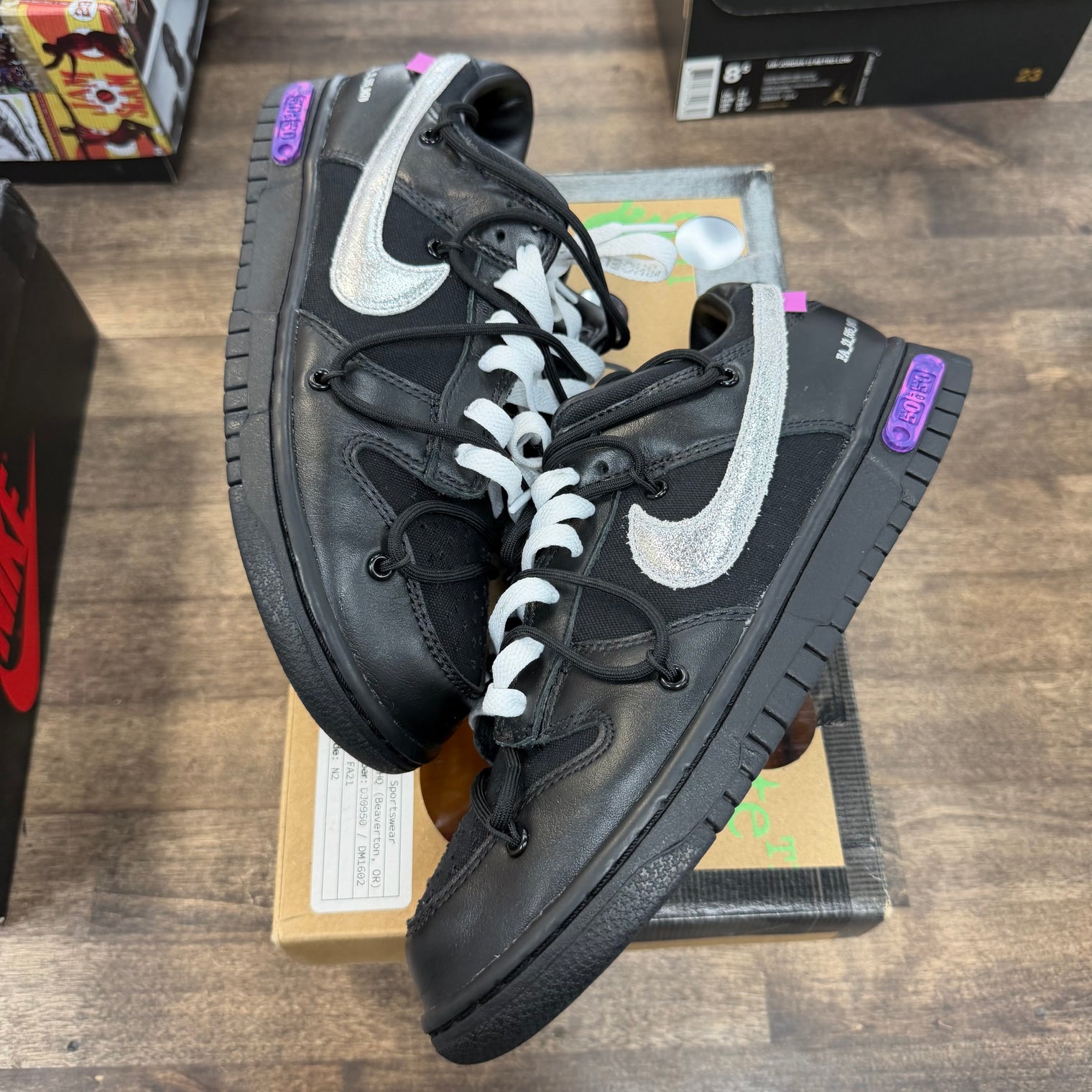 Off-White Lot 50 of 50 Dunk Low (USED)