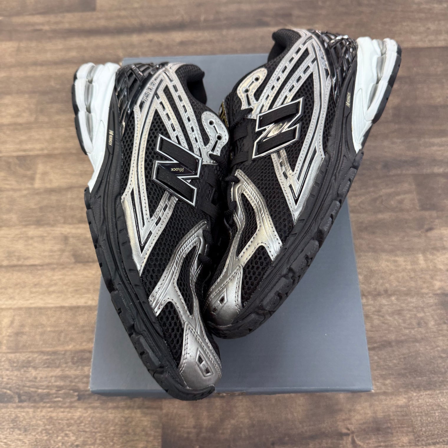 Black Grey White New Balance 1906R (USED, Replacement Box)