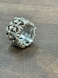 Size 9 | Chrome Hearts Cemetery Cross Ring (USED)