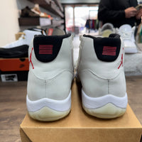 Pure Platinum Jordan 11 Retro (USED, No Box)