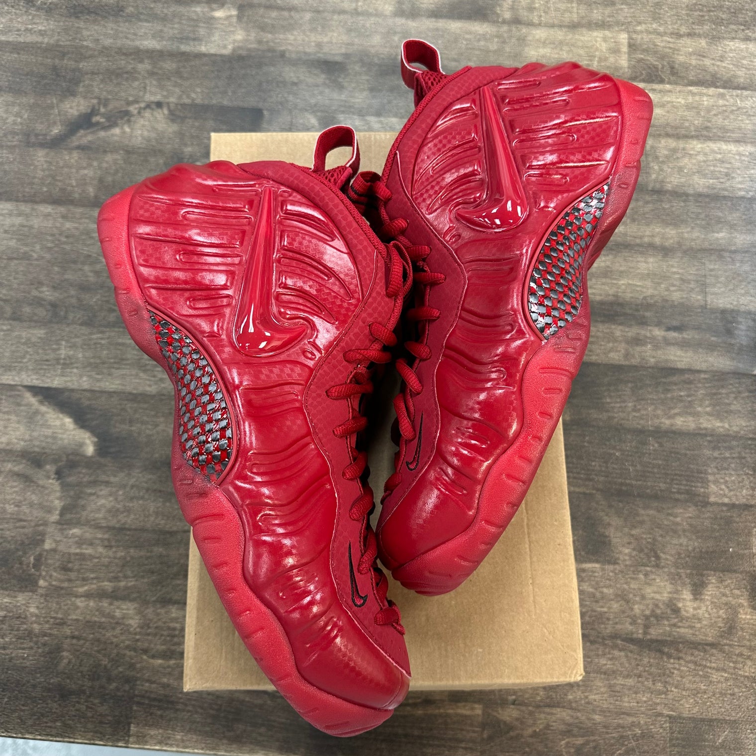 Red October Nike Foamposite Pro (USED, No Box)