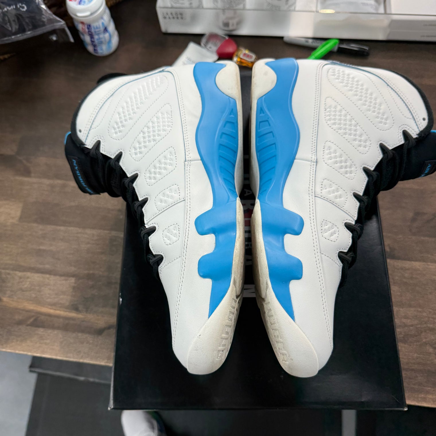 Powder Blue Jordan 9 Retro (2024) (USED)