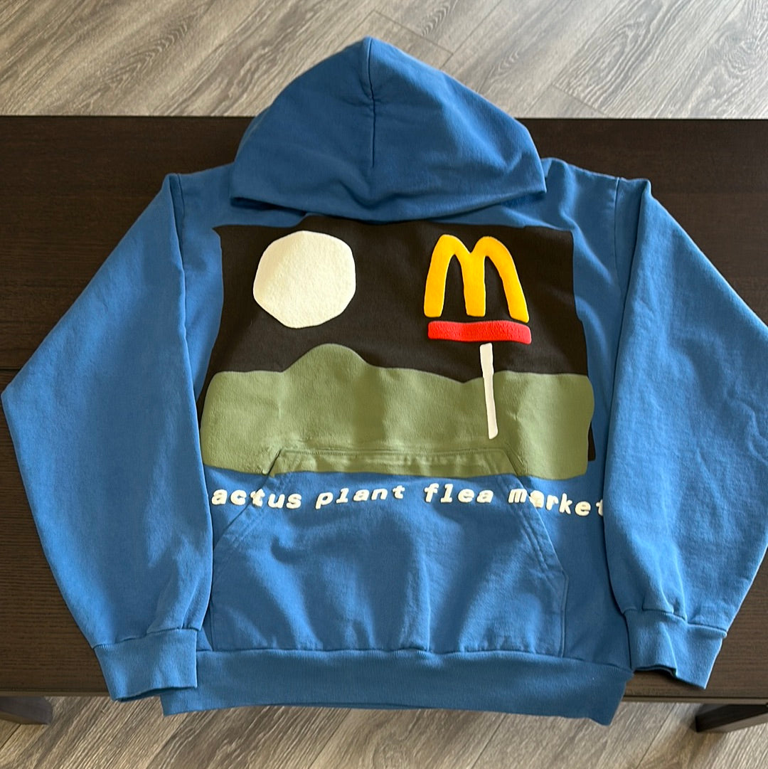 cactus plant flea market McDonald’s Hoodie Dark Blue (Used)
