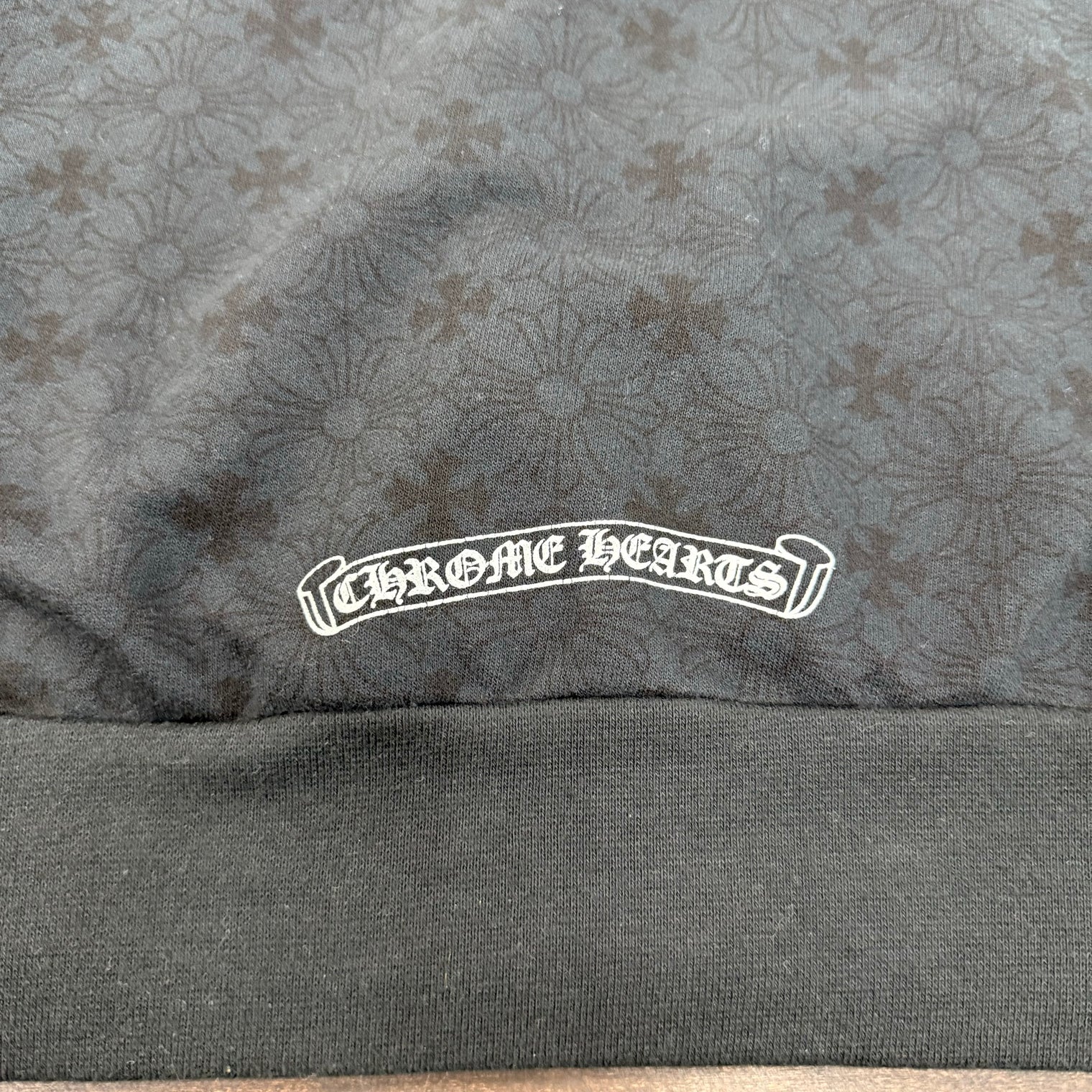 Chrome Hearts Monogram All Over Print Hoodie (USED)