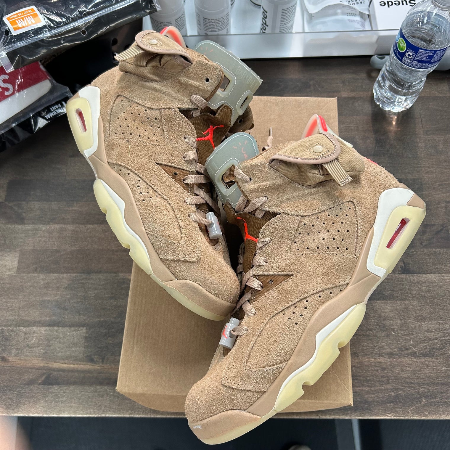 British Khaki Travis Scott Jordan 6 (USED, No Box)