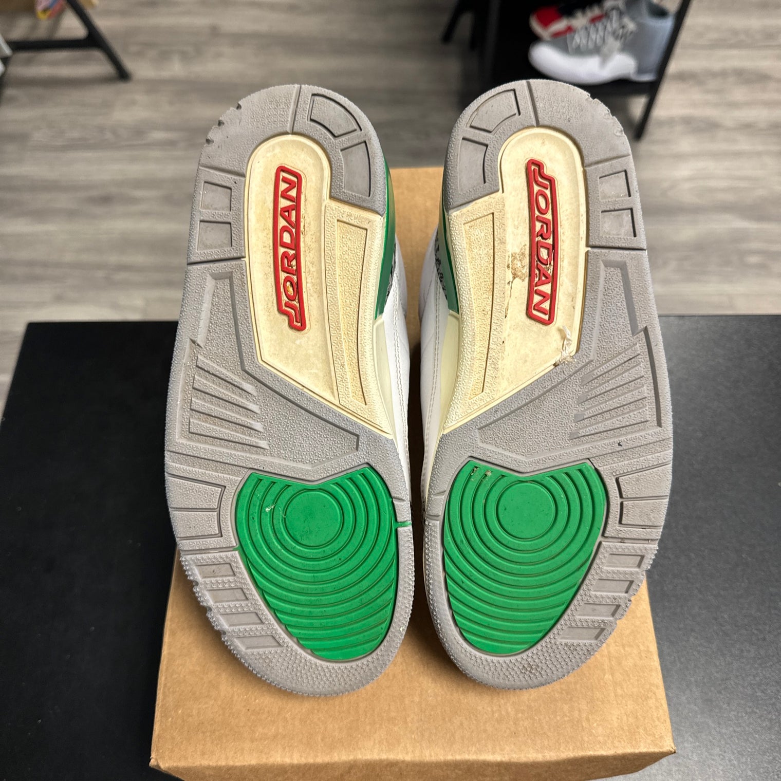 Lucky Green Jordan 3 (USED, no box)