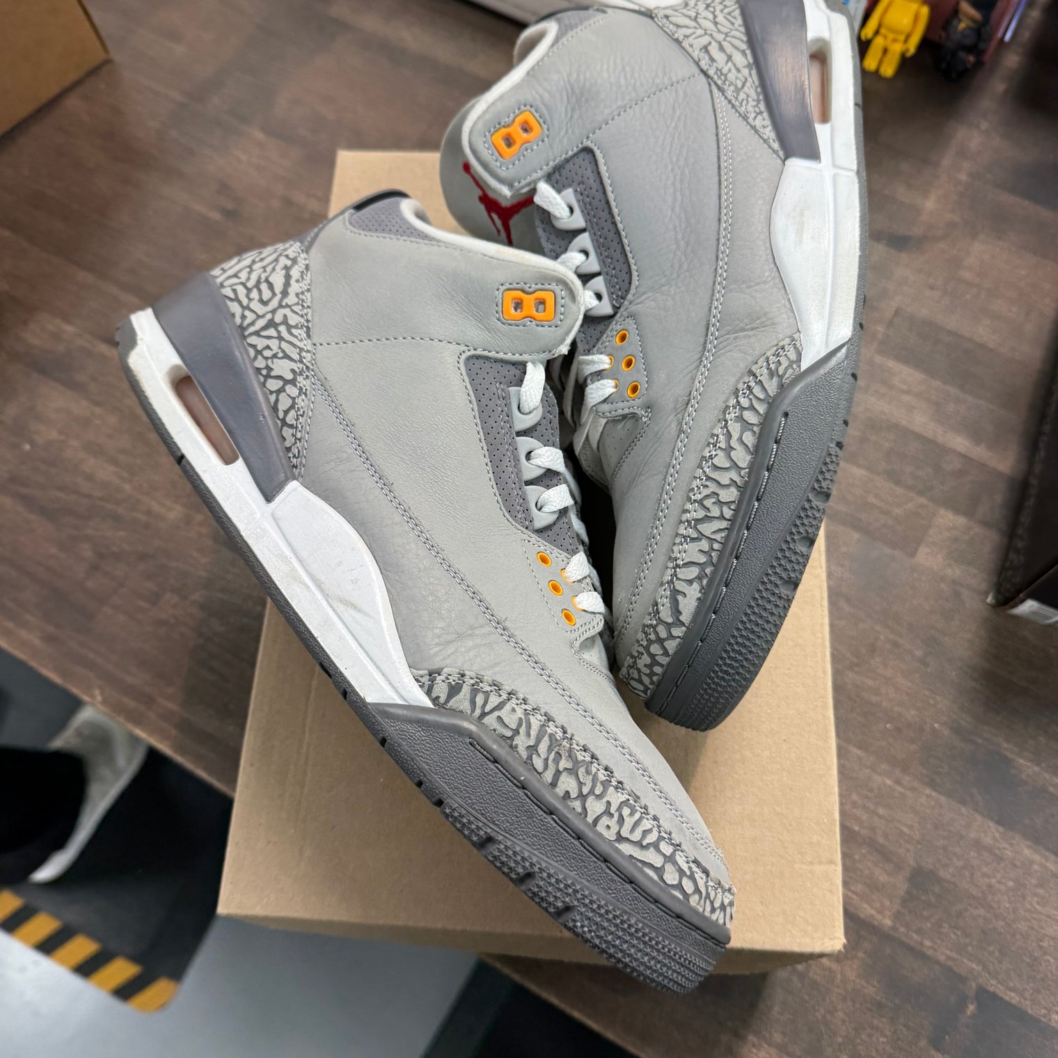 Cool Grey Jordan 3 (USED, No Box)