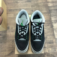 Pine Green Jordan 3 Retro (USED, No Insoles, No Box)