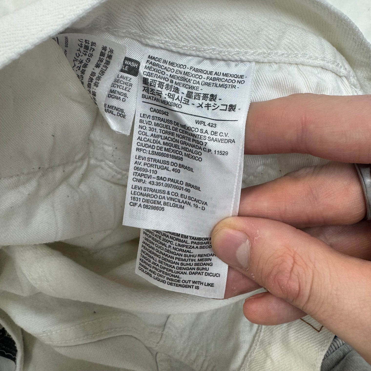Denim Tears Levi’s 501 Jeans White (Pre-owned)