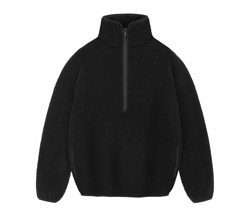 Fear of God Athletics Polar Fleece Hike Half Zip Black