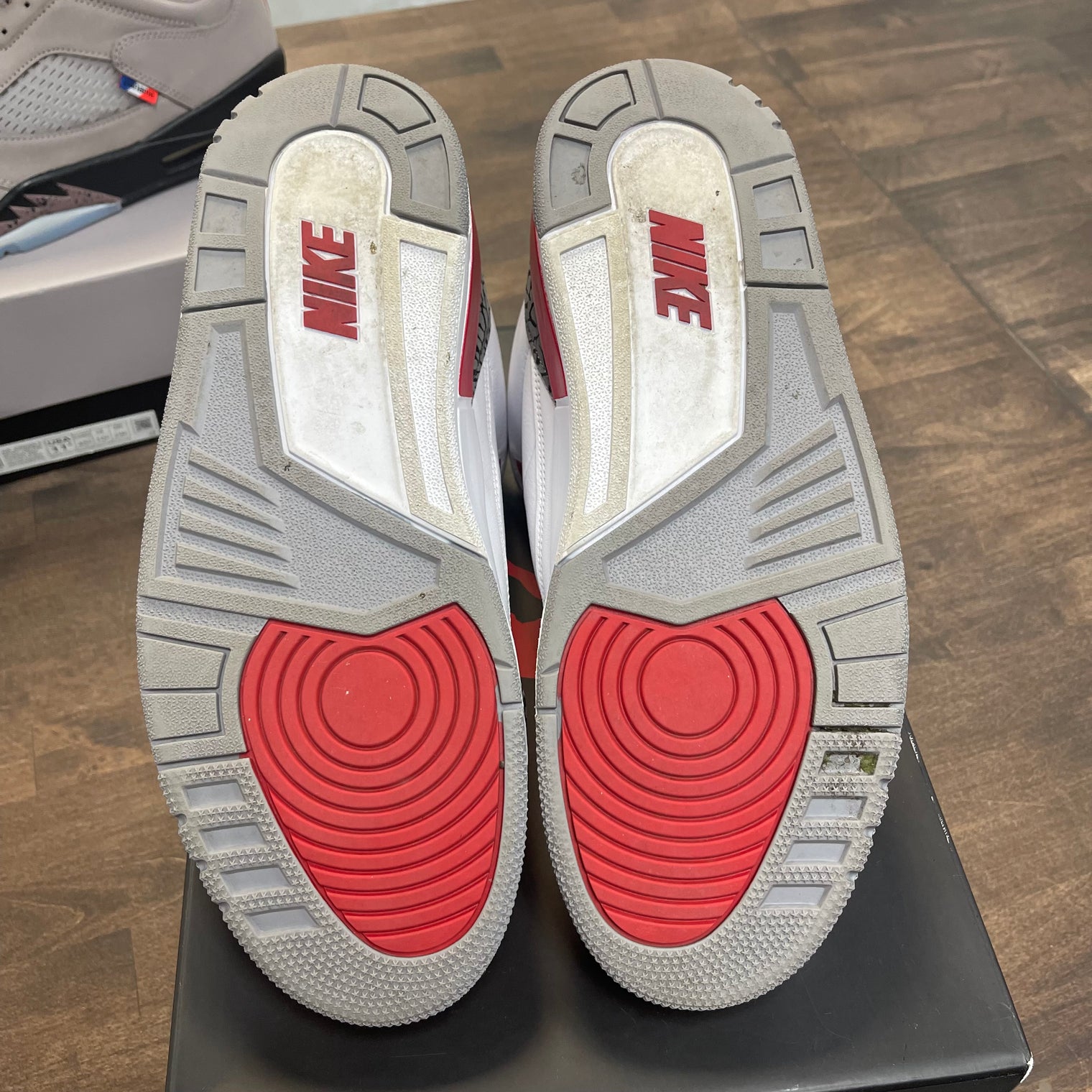 Fire Red Jordan 3 (USED)