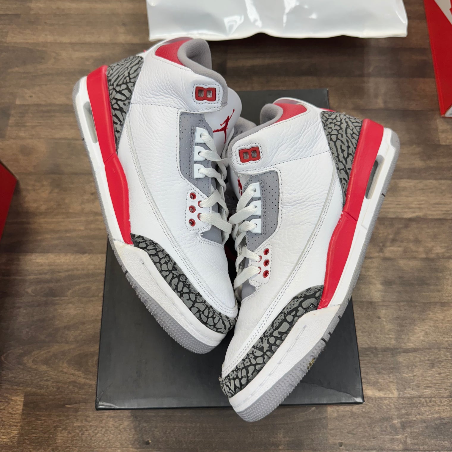 Fire Red Jordan 3 (GS) (USED)