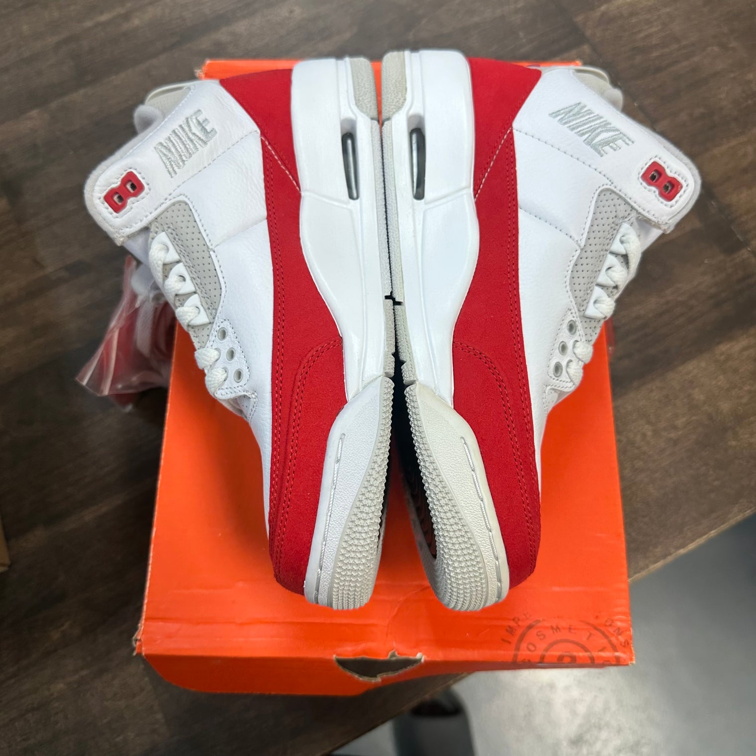 Tinker White University Red Jordan 3 Retro (B-Grade)