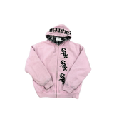 Light Pink Supreme Chicago White Sox Zip Up Hooded Sweatshirt (Pre-Owned)
