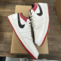 White Gym Red Jordan 1 Low (USED, No Box)