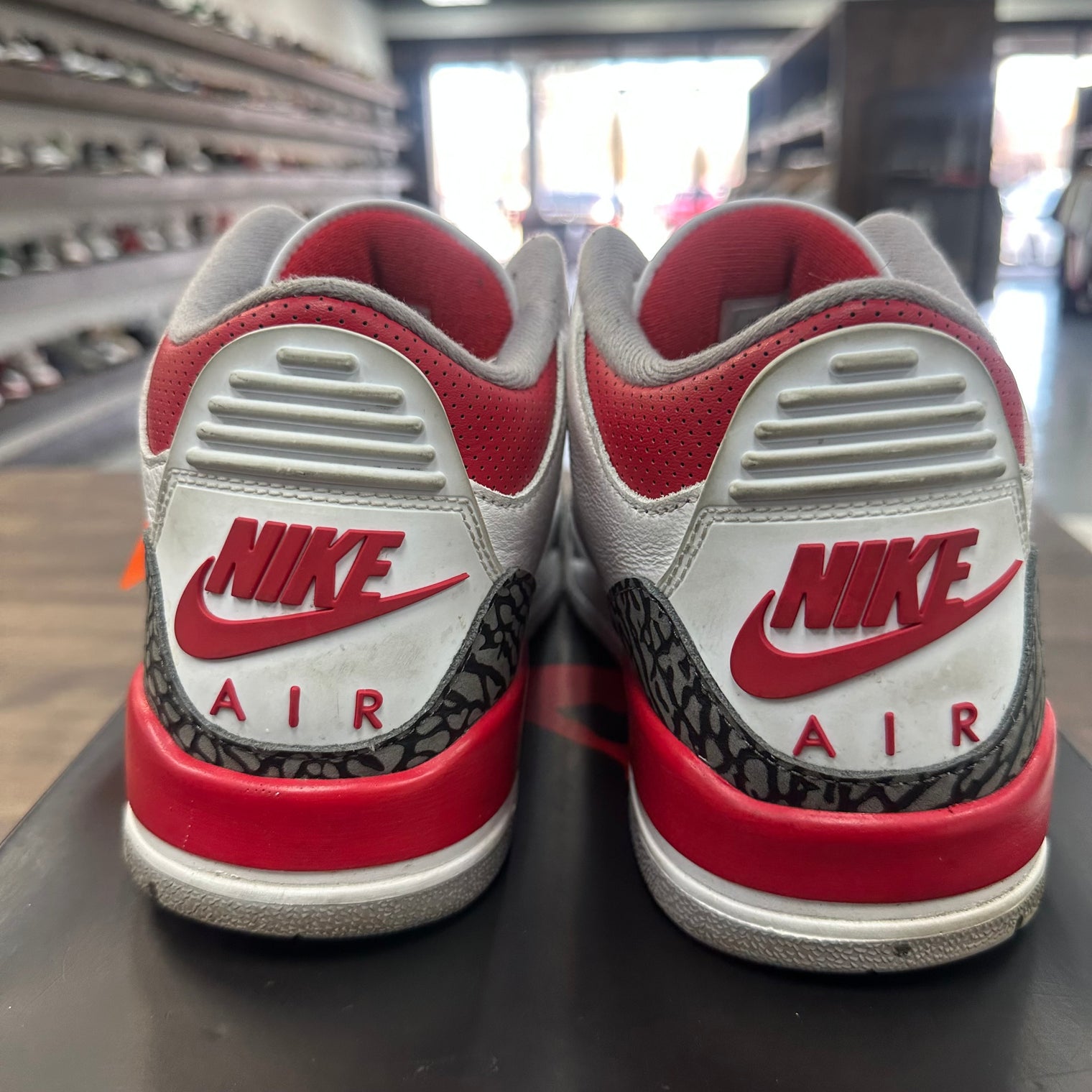 Fire Red Jordan 3 (USED)