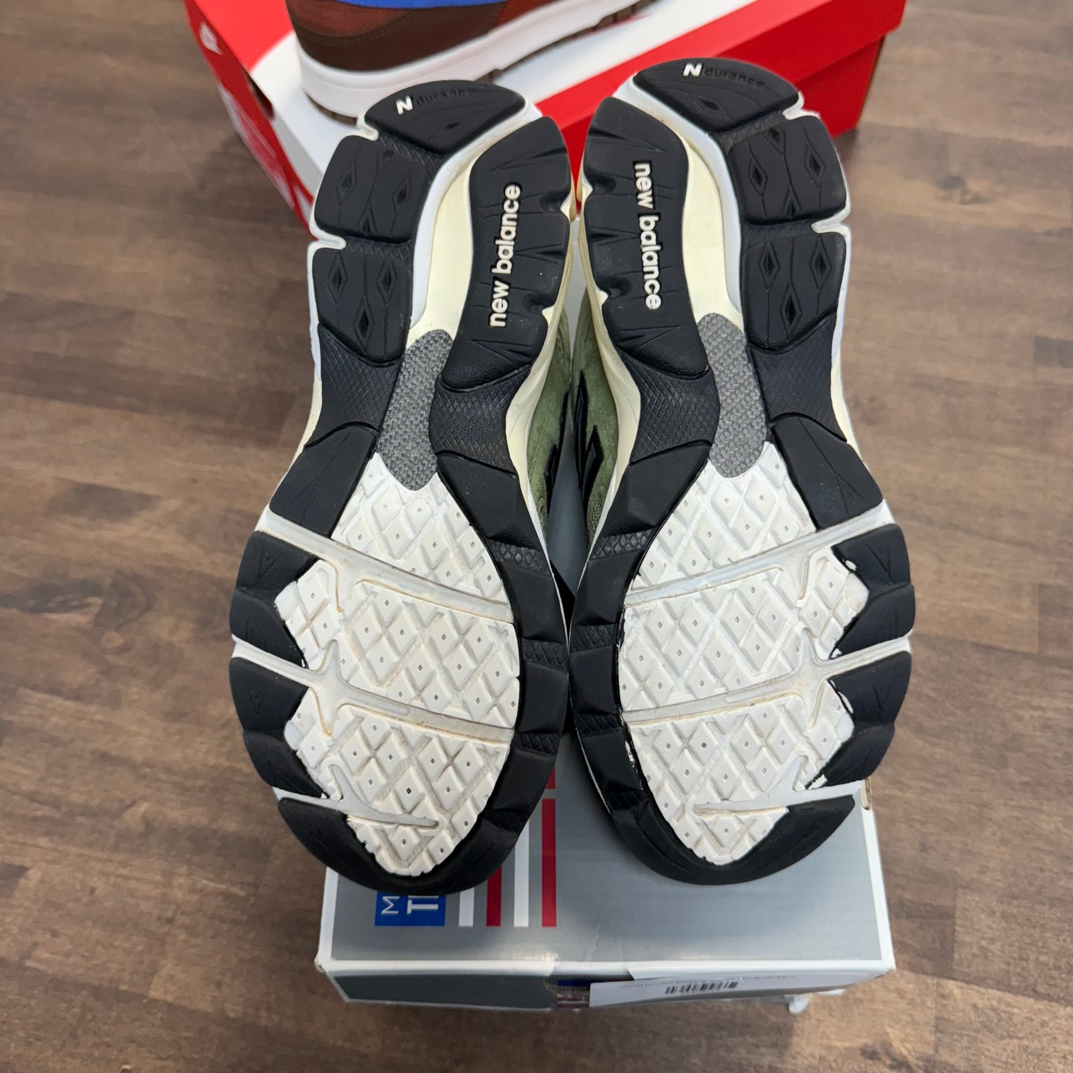 JJJound Olive New Balance 990v3 (USED, Replacement Box)