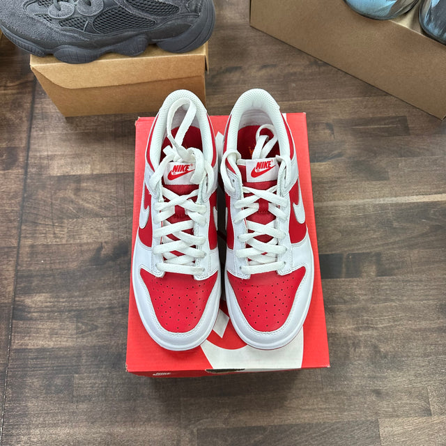 Championship Red Nike Dunk Low (GS) (USED)