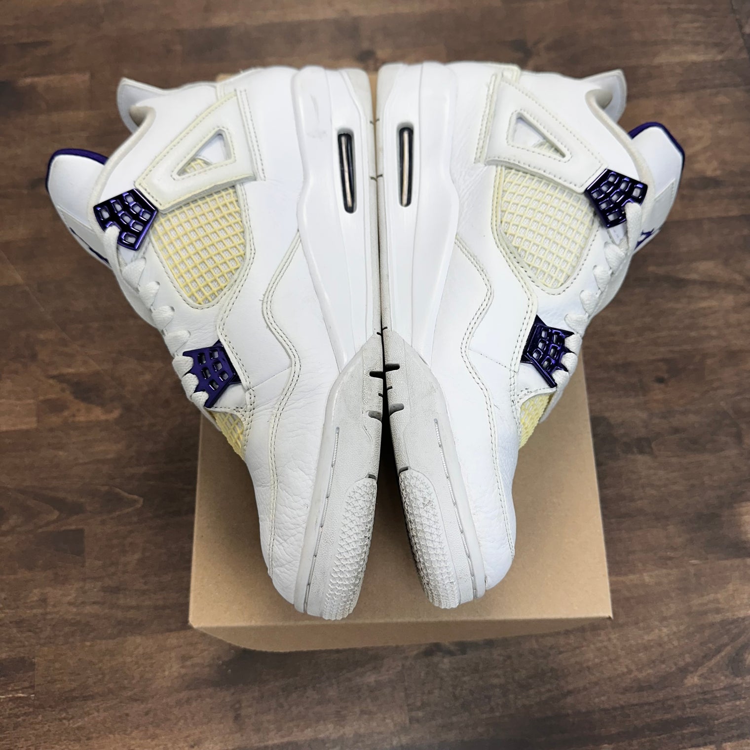 Metallic Purple Jordan 4 (USED,No Box)