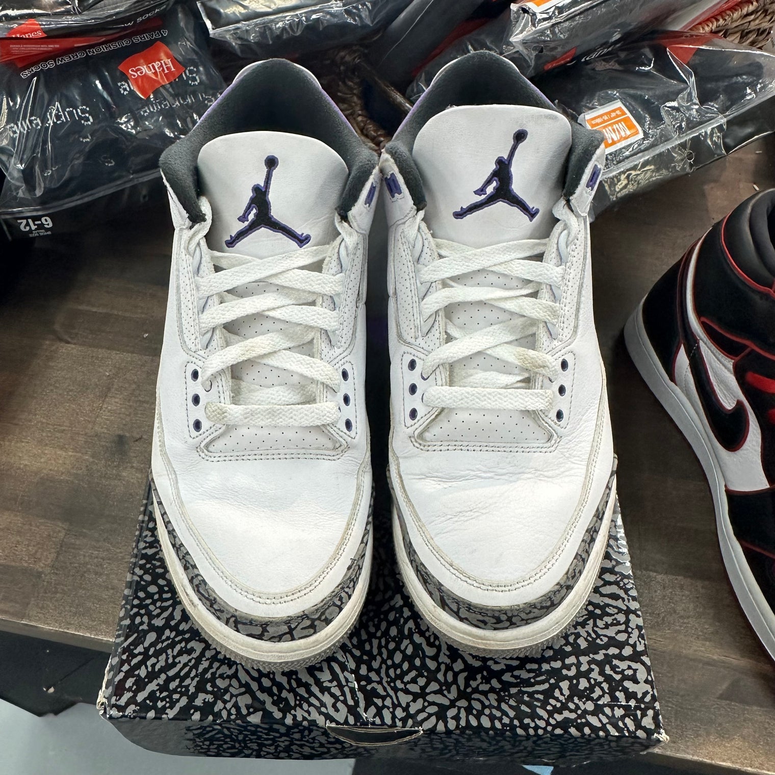 Dark Iris Jordan 3 (USED)