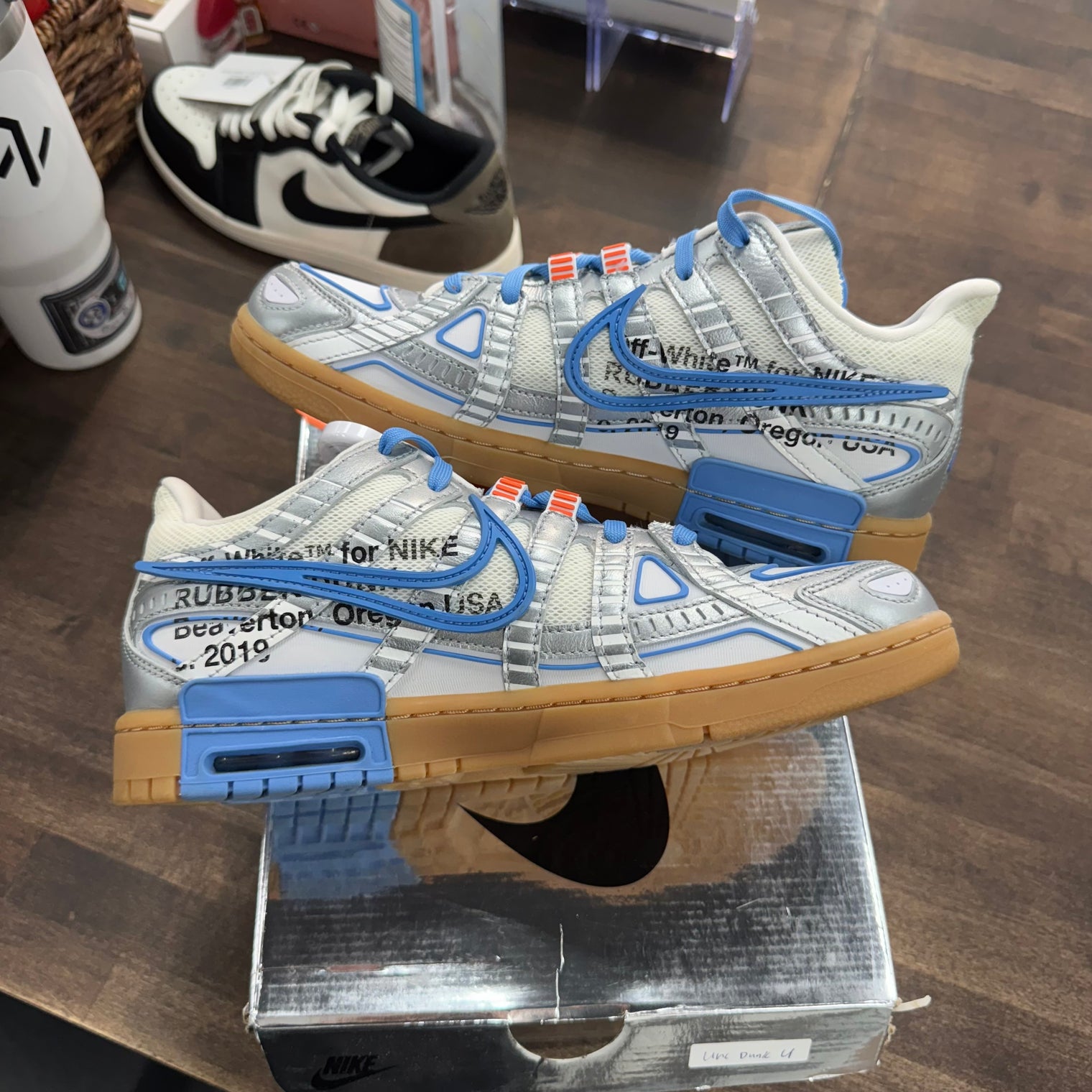 Off-White UNC Rubber Dunk Low (USED)