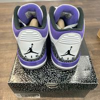 Dark Iris Jordan 3 (USED)