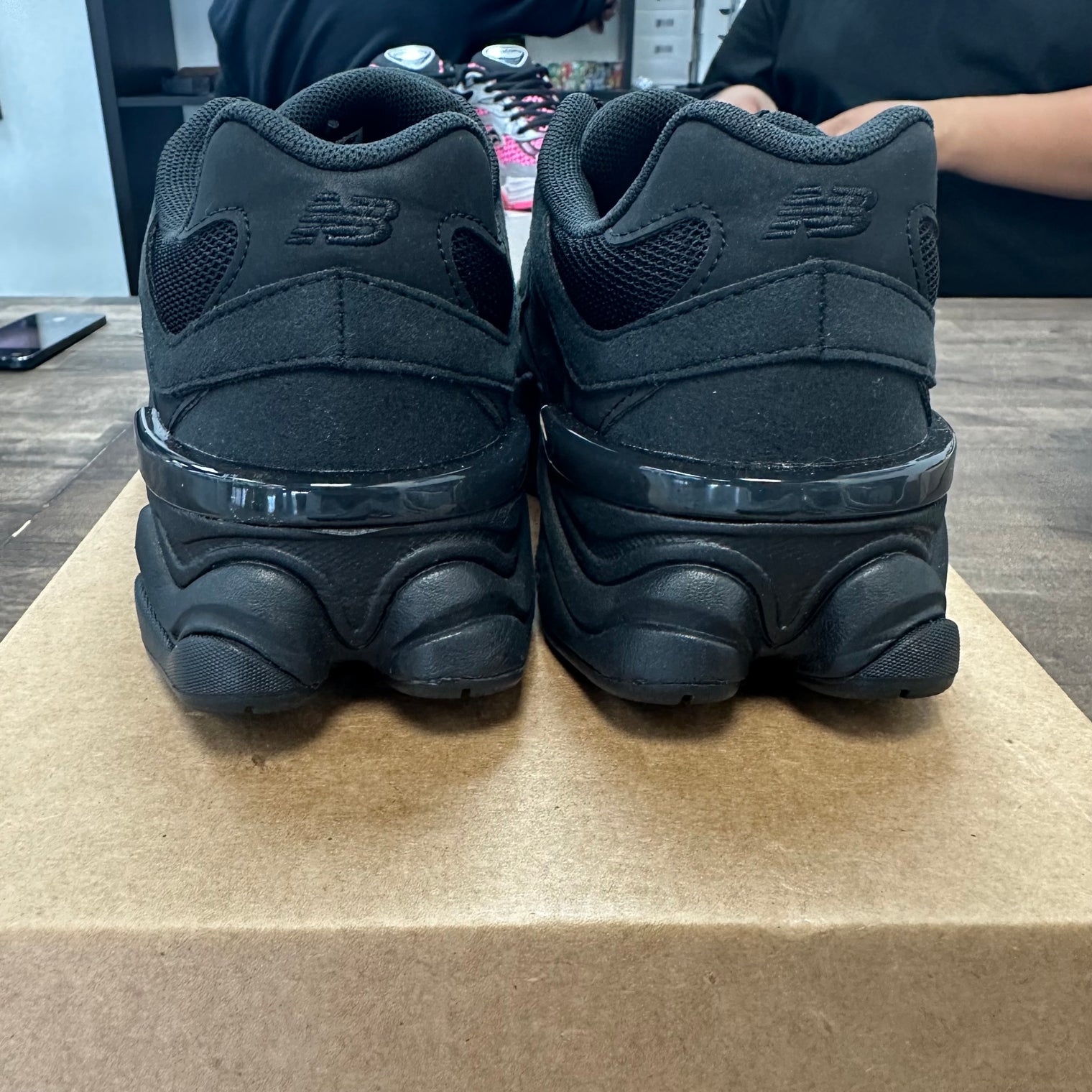 Triple Black New Balance 9060 (Used, No Box)