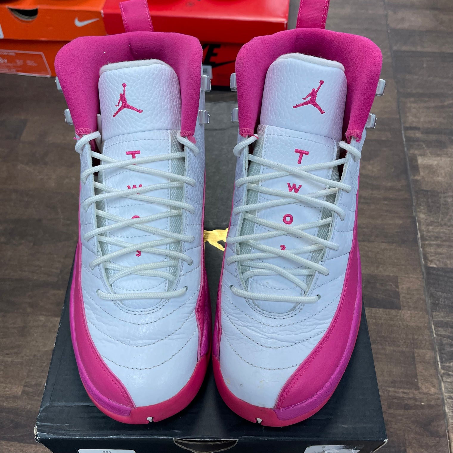 Dynamic Pink Jordan 12 (GS) (USED)